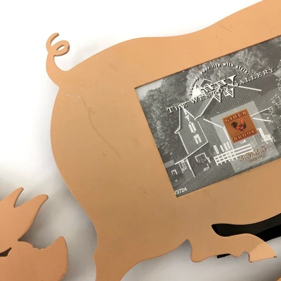 Winchester Metal Pig Picture Frame - Picture 5 of 6